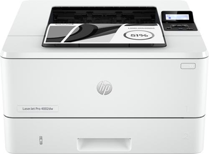 Attēls no HP LaserJet Pro 4002dw Printer - A4 Mono Laser, Print, Automatic Document Feeder, Auto-Duplex, LAN, WiFi, 40ppm, 750-4000 pages per month (replaces M404dw)