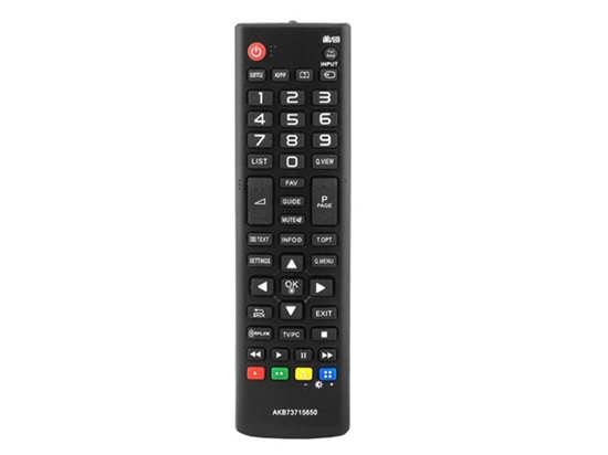 Изображение HQ LXP5650 LG TV Remote control LCD / LED / AKB73715650 / Black