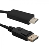Picture of Kabel Qoltec DisplayPort - HDMI 1m czarny (50435)