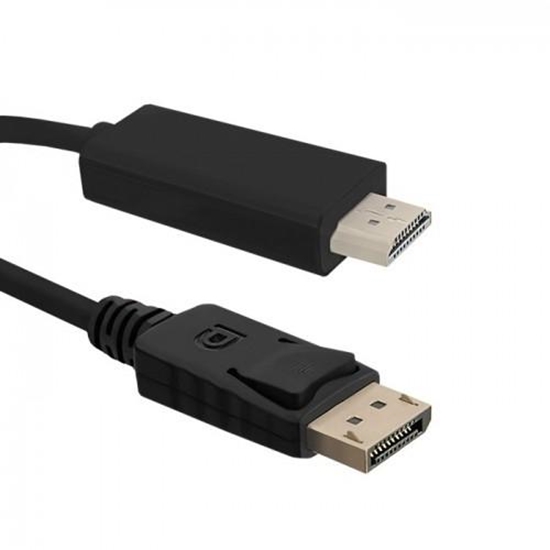 Picture of Kabel Qoltec DisplayPort - HDMI 1m czarny (50435)