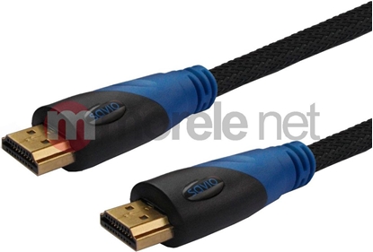 Attēls no Kabel Savio HDMI - HDMI 3m czarny (CL07)