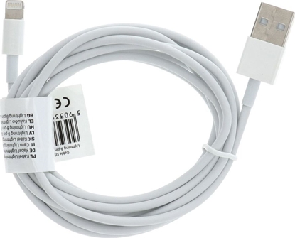 Изображение Kabel USB BULK USB-A - Lightning 2 m Biały (28609)
