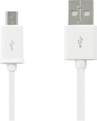 Изображение Kabel USB BULK USB-A - microUSB 0.9 m Biały (GSM0989W)