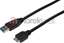 Attēls no Kabel USB Digitus USB-A - microUSB 1 m Czarny (AK300116010S)