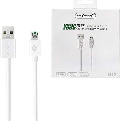 Attēls no Kabel USB Nafumi USB-A - microUSB 1 m Biały (26635)
