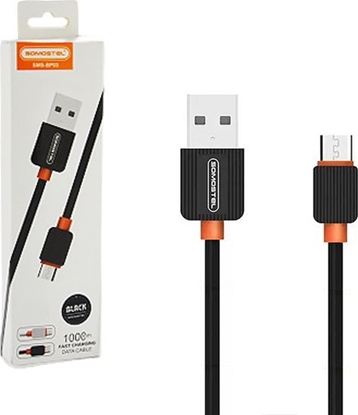 Picture of Kabel USB Somostel USB-A - microUSB 1 m Czarny (26579)