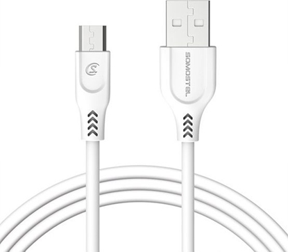Attēls no Kabel USB Somostel USB-A - USB-C 1 m Biały (25716)