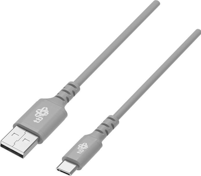 Изображение Kabel USB TB Print USB-A - USB-C 2 m Szary (1_798075)