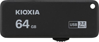 Attēls no Kioxia TransMemory U365 USB flash drive 64 GB USB Type-A 3.2 Gen 1 (3.1 Gen 1) Black