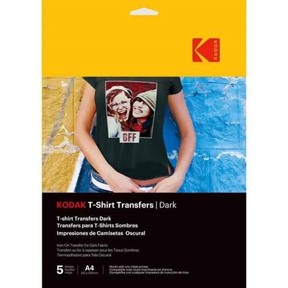 Picture of Kodak T-Shirt Transfers Dark 5pcs (3510553)