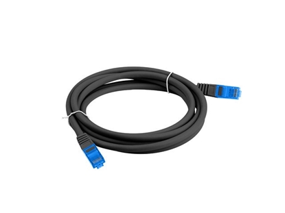 Attēls no LANBERG PATCHCORD S/FTP CAT.6A 3M BLACK LSZH