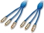 Picture of Lindy 10m Component Video Cable component (YPbPr) video cable 3 x RCA Blue
