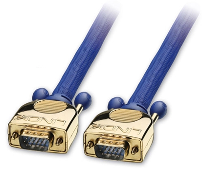Attēls no Lindy 15m Gold VGA cable VGA (D-Sub) Blue