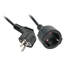 Picture of Lindy 30244 power extension 3 m 2 AC outlet(s) Indoor Black