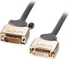 Изображение Lindy 37151 DVI cable 3 m DVI-D Black, Gold