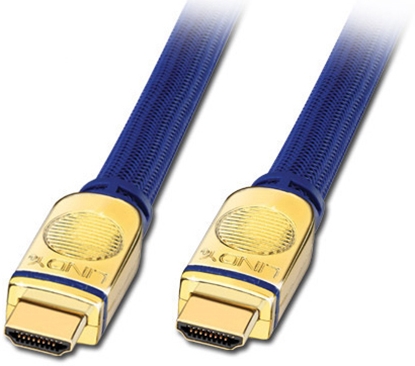 Picture of Lindy 3m Gold HDMI cable HDMI Type A (Standard) Blue