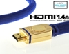 Picture of Lindy 3m Gold HDMI cable HDMI Type A (Standard) Blue