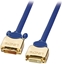 Picture of Lindy DVI-D Premium Gold Dual Link 2.0m DVI cable 2 m Blue