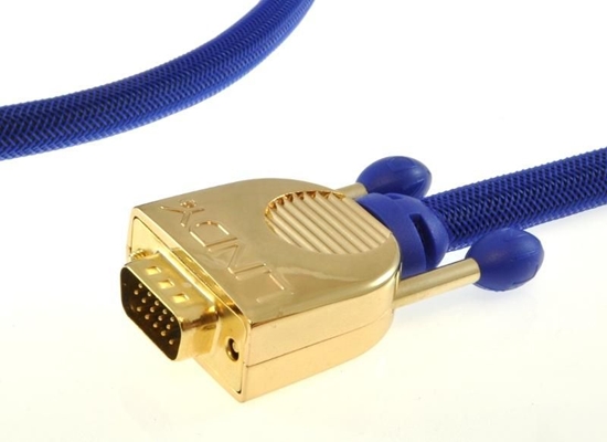 Picture of Lindy Premium Gold VGA 50.0m VGA cable 50 m VGA (D-Sub) Blue