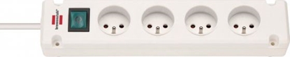 Изображение Listwa zasilajca Brennenstuhl Bremounta 4 gniazda 1.5 m biaa (1150651124)