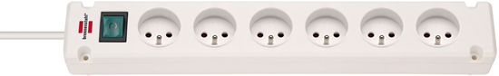 Picture of Listwa zasilajca Brennenstuhl Bremounta 6 gniazd 3 m biaa