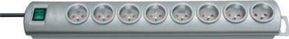 Picture of Listwa zasilajca Brennenstuhl Primera-Line 8 gniazd 2 m srebrna (1153394028)