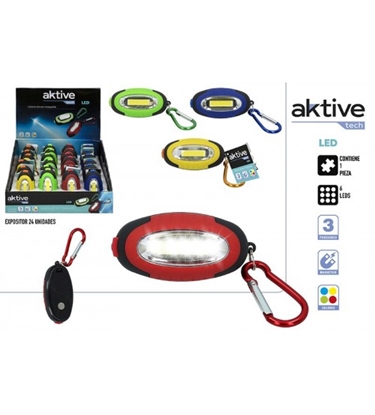 Attēls no Lukturītis LED breloks 7 cm 3 režīmi dažādas krāsas CB13731