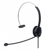Изображение Manhattan Mono On-Ear Headset (USB) (Clearance Pricing), Microphone Boom (padded), Retail Box Packaging, Adjustable Headband, In-Line Volume Control, Ear Cushion, USB-A for both sound and mic use, cable 1.5m, Three Year Warranty