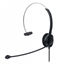 Attēls no Manhattan Mono On-Ear Headset (USB) (Clearance Pricing), Microphone Boom (padded), Retail Box Packaging, Adjustable Headband, In-Line Volume Control, Ear Cushion, USB-A for both sound and mic use, cable 1.5m, Three Year Warranty