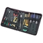 Attēls no Manhattan Technician Tool Kit (17 items), Consists of: Soldering Iron (Euro 2-pin plug), Solder and Wick, 4x Chip Tools (Anti Static), Pliers, 2x Nut-Drivers, 2x Torque Screwdrivers, 4x Screwdrivers (Phillips & Flat Head), Tube for spares, Case, Lifetime 