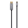 Picture of Manhattan USB-C to DisplayPort 1.4 Cable, 8K@60Hz, 2m, Male to Male, Black, Equivalent to Startech CDP2DP146B (except 20cm longer), Three Year Warranty, Polybag