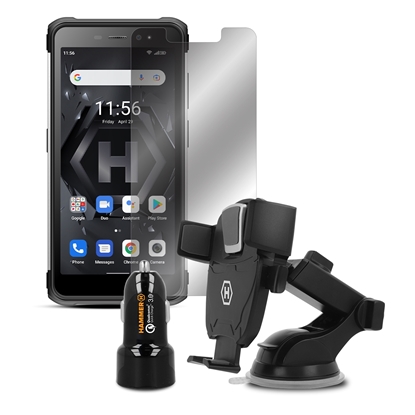 Picture of MyPhone Hammer Iron 4 Dual silver Extreme pack
