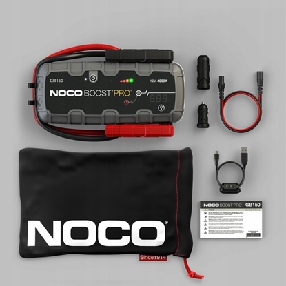 Attēls no NOCO GB150 Boost 12V 3000A Jump Starter starter device with integrated 12V/USB battery