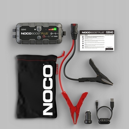 Изображение NOCO GB40 Boost 12V 1000A Jump Starter starter device with integrated 12V/USB battery