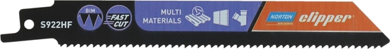 Изображение Norton Clipper NORTON BRZESZCZOT S922HF 152mm /2szt. DREWNO Z GWODZIAMI, METALE NIEELAZNE N70184608364