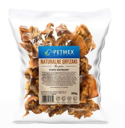Picture of PETMEX Pork Strips dog chew - 500g
