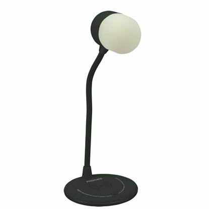 Picture of PROMATE LumiQi LED Table Lamp with Wireless charging and Bluetooth speaker