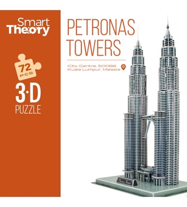 Attēls no Puzle 3D Petronas torņi Kualalumpur 72 gb. CB49659