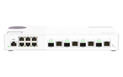 Attēls no QNAP QSW-M2106-4C network switch Managed L2 2.5G Ethernet (100/1000/2500) White