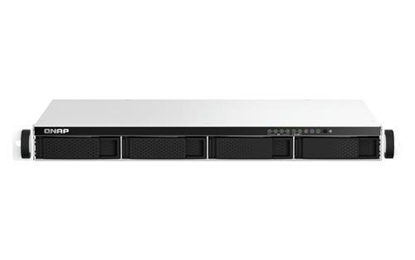 Picture of QNAP TS-464U NAS Rack (1U) Ethernet LAN Black N5095