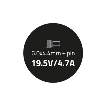 Attēls no Zasilacz do Sony 90W | 19.5V | 4.7A | 6.0*4.4+pin 