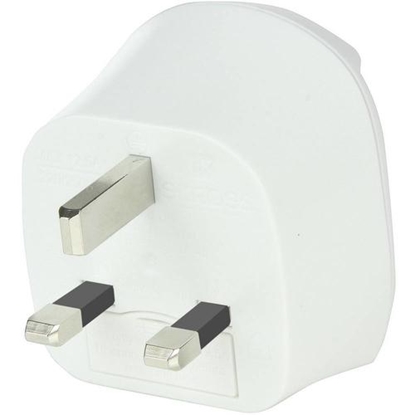 Picture of Skross 1.500230-E power plug adapter Type D (UK) Type C (Europlug) White