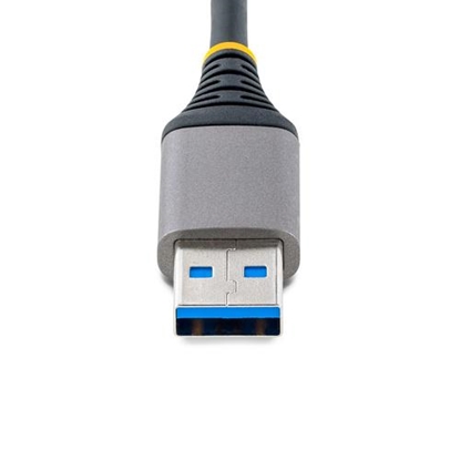 Изображение StarTech.com 4-Port USB Hub - USB 3.0 5Gbps, Bus Powered, USB-A to 4x USB-A Hub w/ Optional Auxiliary Power Input - Portable Desktop/Laptop USB Hub, 1ft/30cm Cable, USB Expansion Hub