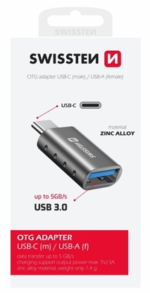Attēls no Swissten OTG Adapter USB-C to USB 3.0 Connection