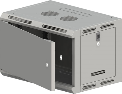 Attēls no Szafa Q-Lantec Wiszca 19" 9U (SW-9U-600-500-N-DMJ-OP-RP-B-S)