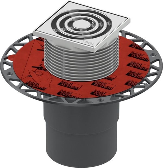 Изображение TECEdrainpoint S traps d110mm,vert.,100x100 režģis