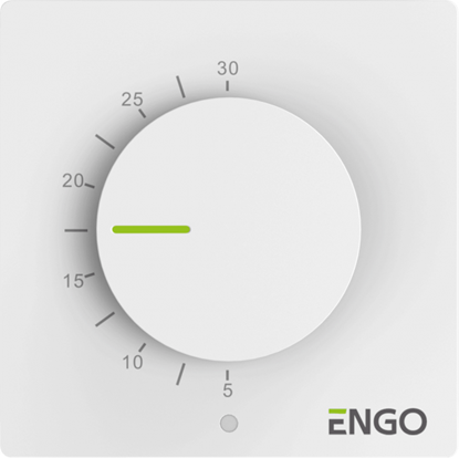 Attēls no Telpas termostats ENGO Simple, balts, 230V