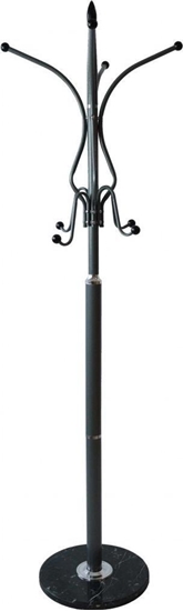 Picture of Topeshop WIESZAK NA UBRANIA STOJCY PODOGOWY MARBLE SZARY