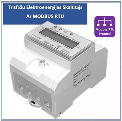 Picture of Trīs fāžu elektrības skaitītājs ProBase™ | MODBUS RTU protokols rādījumu attālinātai nolasīšanai