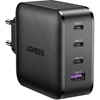 Picture of UGREEN USB-A+3xUSB-C 65W  GaN Tech Fast Wall Charger EU Black
